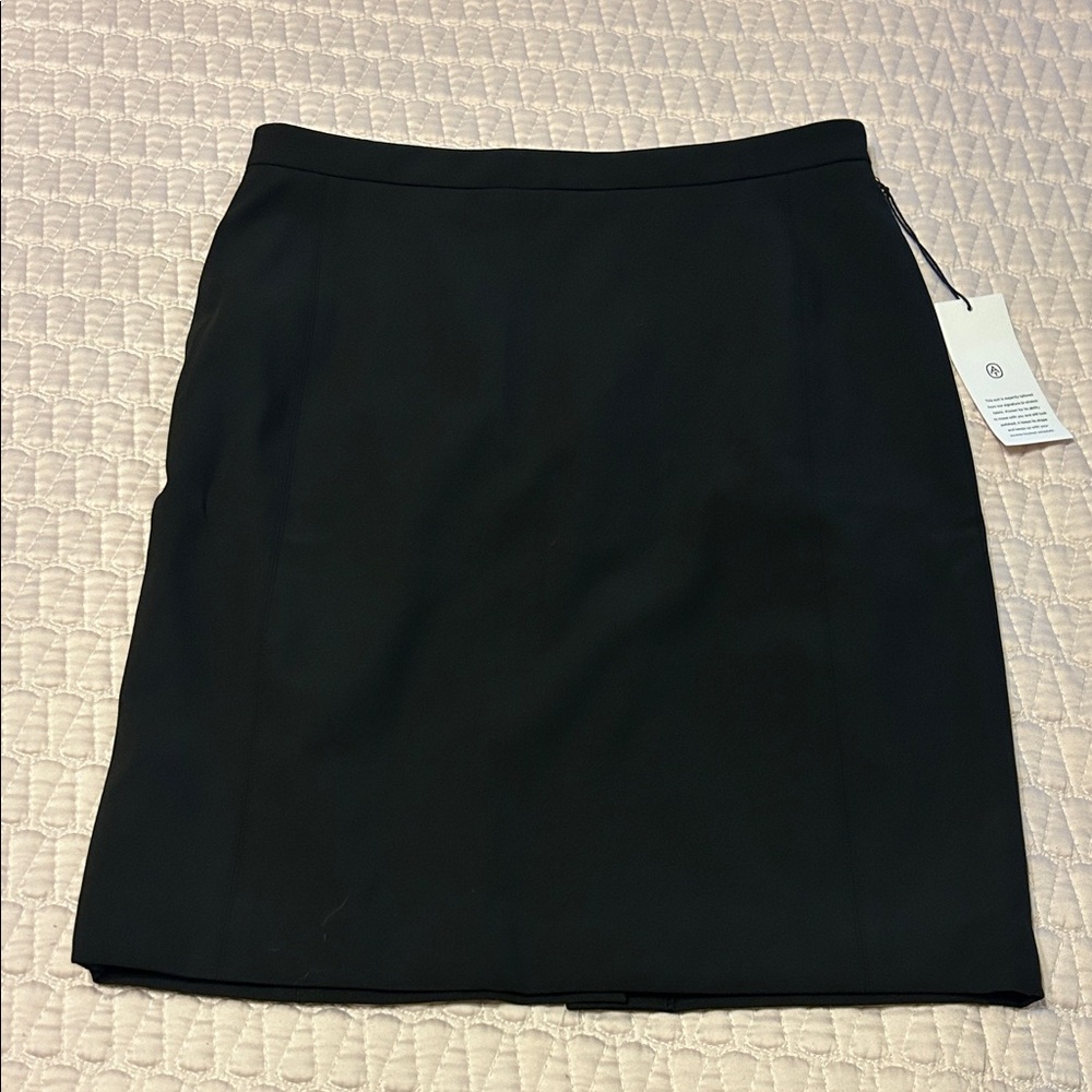 Ann Taylor Elegant Black Pencil Skirt